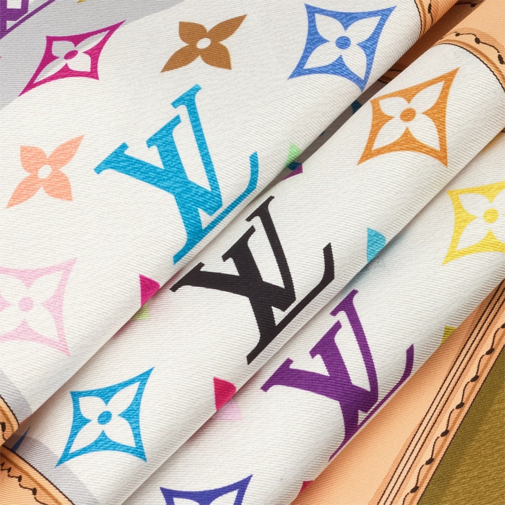 LV x TM Monogram Multicolor Collector Square 90 - Picture 2 of 4